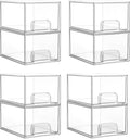 Small Stackable Acrylic Storage Drawers