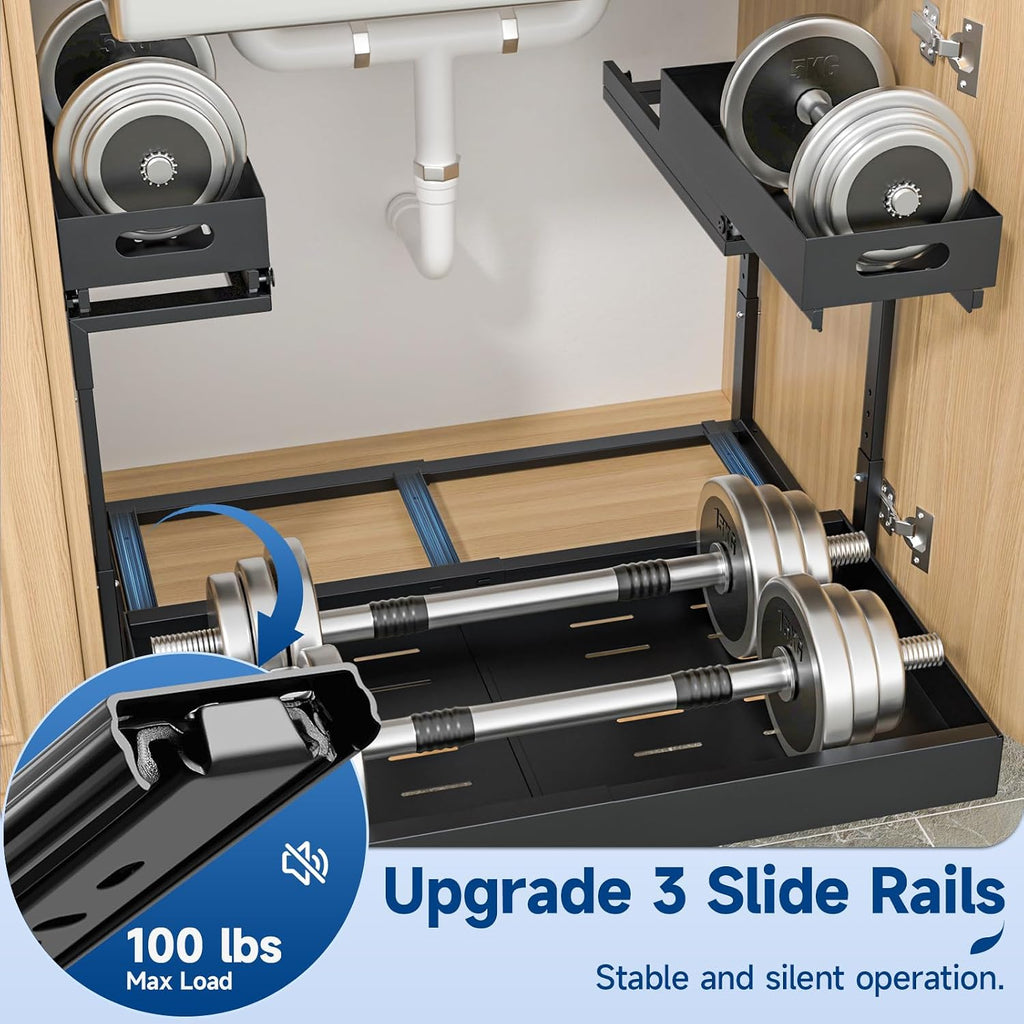 Expandable 2-Tier Under Sink Organizer