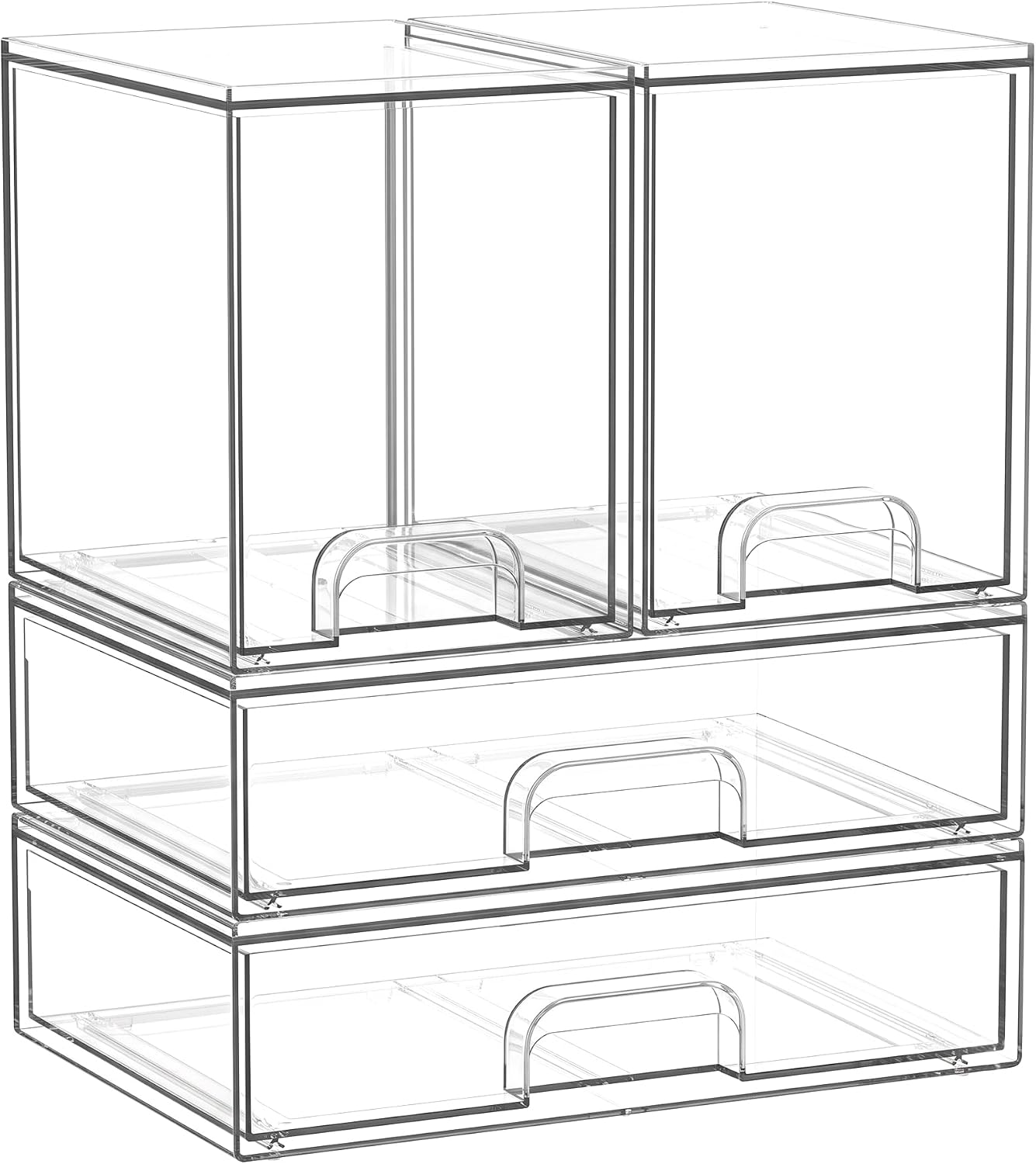 Stackable Acrylic Bottle Drawers