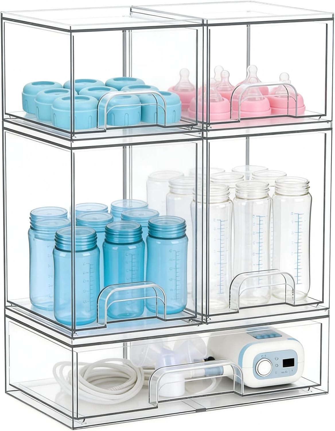 Stackable Acrylic Bottle Organizer