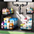 2-Tier Pull Out Metal Under Sink Organizer