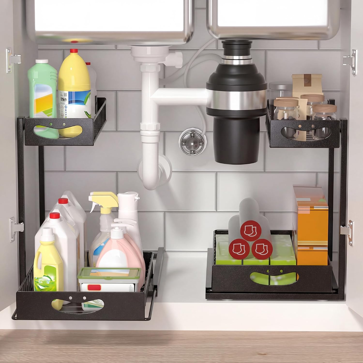 2-Tier Pull Out Under Sink Organizer