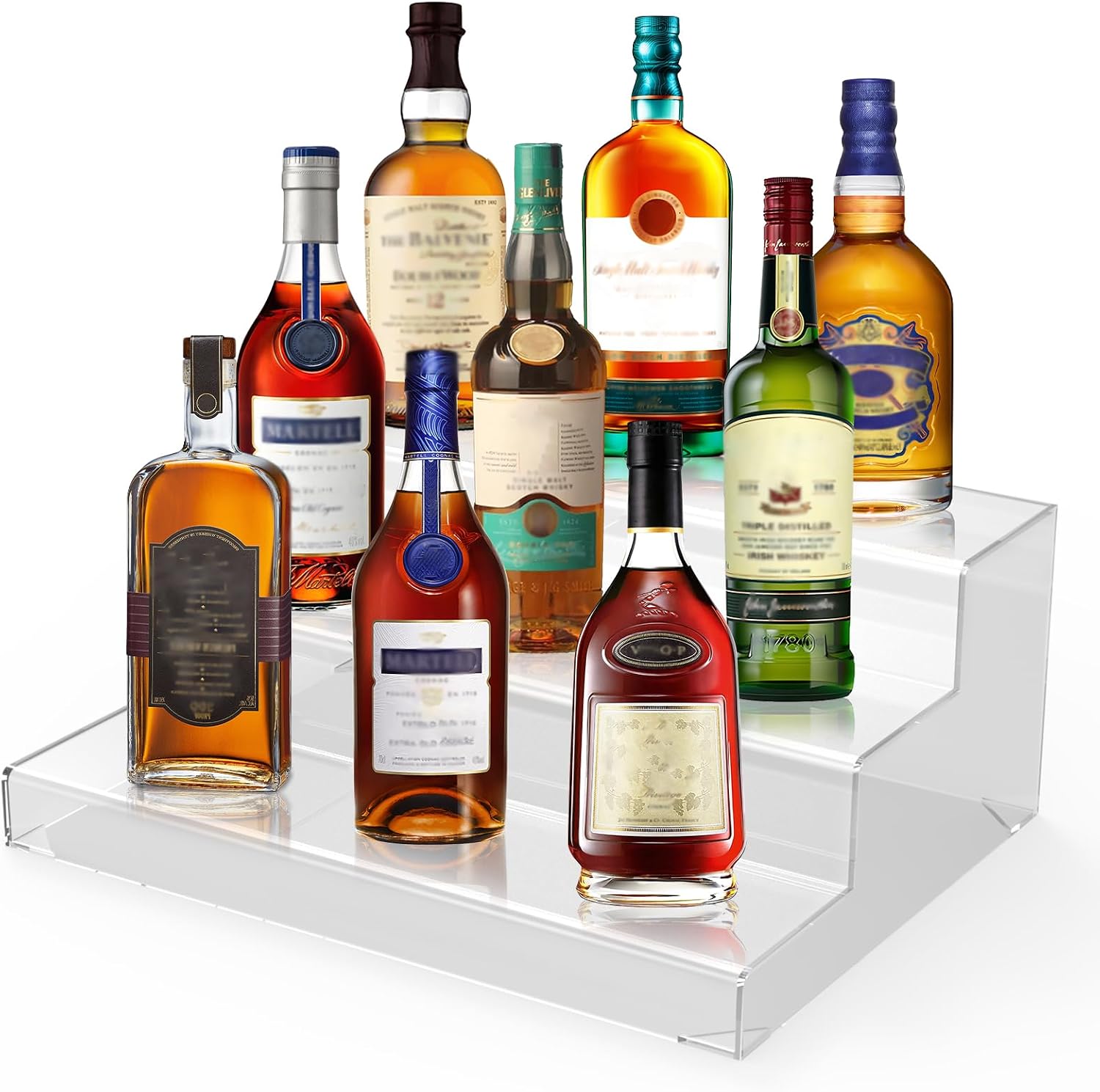 3-Tier Clear Acrylic Bar Shelf