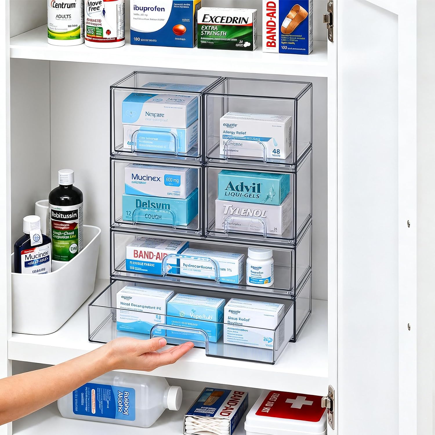 Stackable Acrylic Storage Drawers