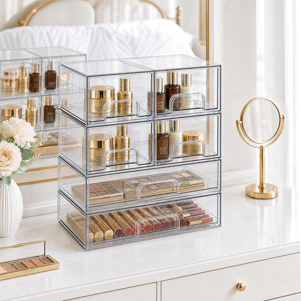 Stackable Acrylic Storage Drawers
