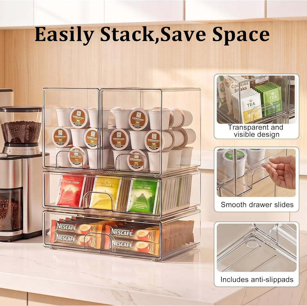 Stackable Acrylic Bottle Drawers