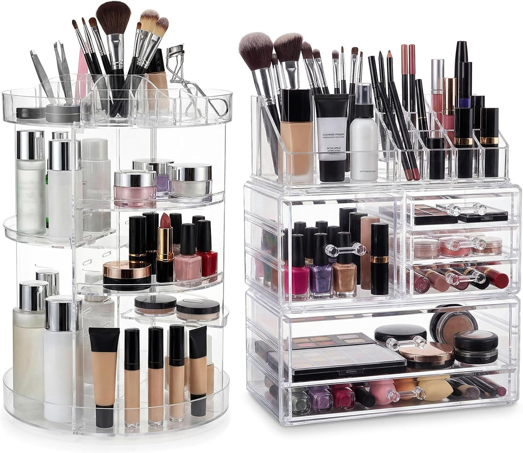 Rotating Acrylic Makeup Organizer